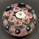 NEGC New England Glass Co Concentric Complex Millefiori Art Glass Paperweight