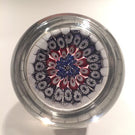 Rare Early Whitefriars Art Glass Paperweight Concentric Millefiori