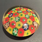 Early 1930s Chinese Art Glass Paperweight Patterned Complex Millefiori