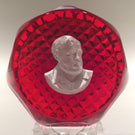 Vintage Cristal D'Albert Art Glass Paperweight Hemingway Sulphide