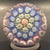 Vintage Strathearn Miniature Concentric Pastel Colored Millefiori On Blue Ground