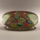 Early 1930s Chinese Art Glass Paperweight Patterned Complex Millefiori