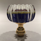 Perthshire Art Glass Paperweight Scalloped Edge Doorknob Concentric Millefiori