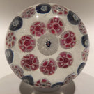 NEGC New England Glass Co Concentric Complex Millefiori Art Glass Paperweight