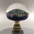 Perthshire Art Glass Paperweight Doorknob Concentric Closepacked Millefiori