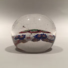 Miniature Antique Clichy Art Glass Paperweight Complex Concentric Millefiori