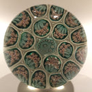 Early Murano Art Glass Paperweight Complex Silhouette Bouquet Millefiori