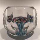 Rare Antique Clichy Art Glass Paperweight Close Packed Millefiori Mushroom
