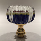 Perthshire Art Glass Paperweight Scalloped Edge Doorknob Concentric Millefiori