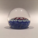 Vintage Murano Miniature Art Glass Paperweight Complex Concentric Millefiori