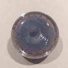 Vintage Strathearn Miniature Concentric Pastel Colored Millefiori On Blue Ground