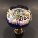 Perthshire Art Glass Paperweight Doorknob Concentric Closepacked Millefiori