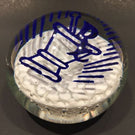 Vintage Pharmacists Prescription Drugs Rx Pharmacy Art Glass Frit Paperweight