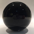 Huge Signed Paul Harrie Art Glass Paperweight Rainbow "Saturn Series"