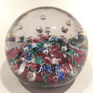 Quality Unknown Antique Art glass paperweight End of Day Harlequin Scramble