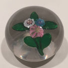 Antique Clichy Art Glass Paperweight Millefiori Lampworked Nosegay Bouquet
