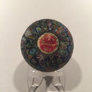 Large Murano Art Glass Paperweight Egg Shaped Close Packed Millefiori