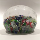 Antique Saint Louis Art Glass a paperweight End of Day Millefiori Scramble