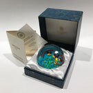 Saint Louis LE Art Glass Paperweight Les pensées de Colette Pansy & Millefiori