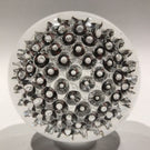 Antique Boston & Sandwich Art Glass Paperweight Honey Comb Control Bubbles