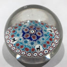 Vintage Murano Fratelli Toso Art Glass Paperweight Millefiori Horse Canes