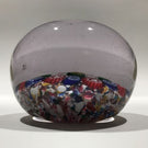Rare Antique Bohemian/Silesian Art Glass Paperweight Complex  Millefiori