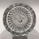 Antique Boston & Sandwich Art Glass Paperweight Honey Comb Control Bubbles