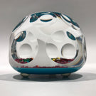 Saint Louis LE Art Glass Paperweight Les pensées de Colette Pansy & Millefiori