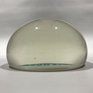 Antique American Millville Art Glass Paperweight Green Frit "Friendship"