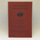 Parke Bernet February 14, 1969 Auction Catalogue Fine Glass French Paperweights