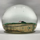 Vintage John Gentile Art Glass Paperweight Lampworked Snake and Lady Bug