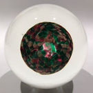 Huge Vintage Murano Cenedese Art Glass Paperweight Christmas Themed Design