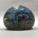 Antique Bohemian Art Glass Paperweight Millefiori Scramble Aladdin's Cave