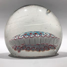 Vintage Murano Fratelli Toso Art Glass Paperweight Millefiori Horse Canes