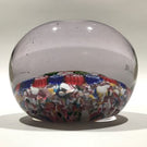 Rare Antique Bohemian/Silesian Art Glass Paperweight Complex  Millefiori
