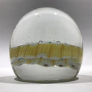 Large Vintage Murano Art Glass Paperweight Colorful Concentric Millefiori