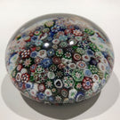 Huge Antique Baccarat Art Glass Paperweight Rare Complex Closepacked Millefiori