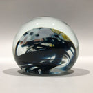 Signed Richard Ritter Art Glass Paperweight Millefiori & Fish Murrine