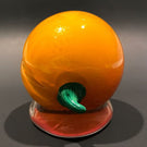 Vintage Unknown Maker Murano/NEGC? Art Glass Paperweight Tufted Peach