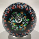 Vintage Caithness William Manson Art Glass Paperweight Millefiori Reflections