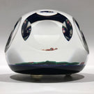 Modern Saint Louis Art Glass Paperweight Lampworked Fleurs de Pommier 1995 LE