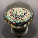 Exceptional Murano Piedouche Art Glass Paperweight Concentric Millefiori