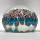 Huge 4" Early Murano Art Glass Paperweight Concentric Complex Millefiori