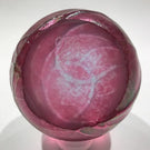 2 OBG Ornamental Blown Glass Art Glass Paperweights Surface Decorated Threading