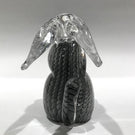 Rare Vintage Murano Handmade Art Glass Sfumato Sculpture Rabbit Figurine