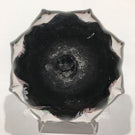 Vintage Strathearn Molded Star Art Glass Paperweight Latticino and Millefiori