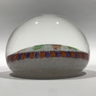 Vintage Perthshire Art Glass Paperweight Spaced Silhouette Millefiori PP11