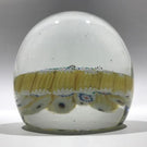 Large Vintage Murano Art Glass Paperweight Colorful Concentric Millefiori