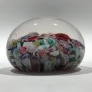 Antique New England Glass Co. NEGC Millefiori Scramble Art Glass Paperweight