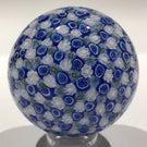 Vintage Murano Attica Murrina Art Glass Paperweight Closepacked Millefiori